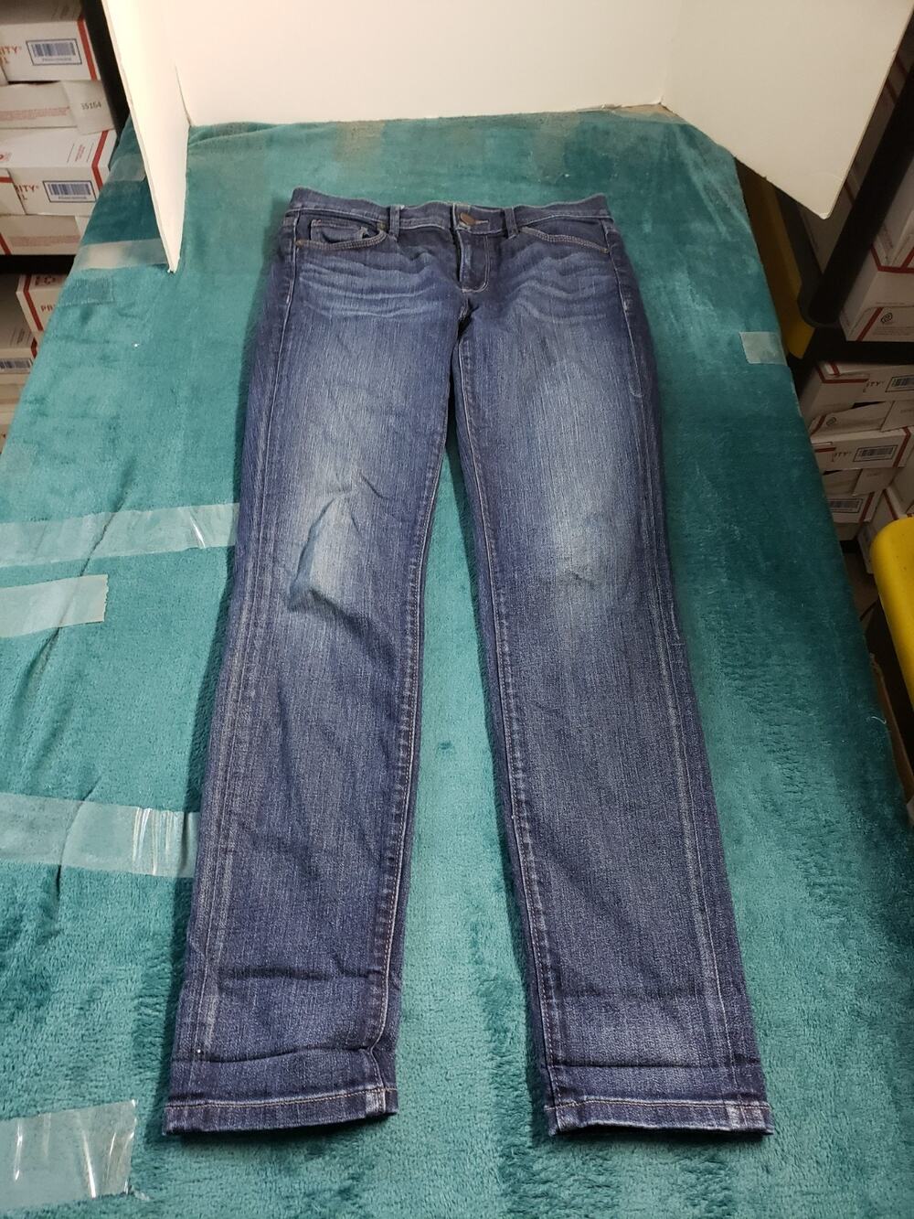 Loft Jeans Size 2 Womens Blue Pants Ladies Denim Mid Rise Modern Skinny